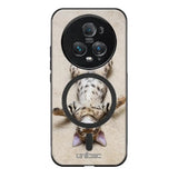 Honor Magic 5 Pro kissa suojakuoret - Relaxing Cat