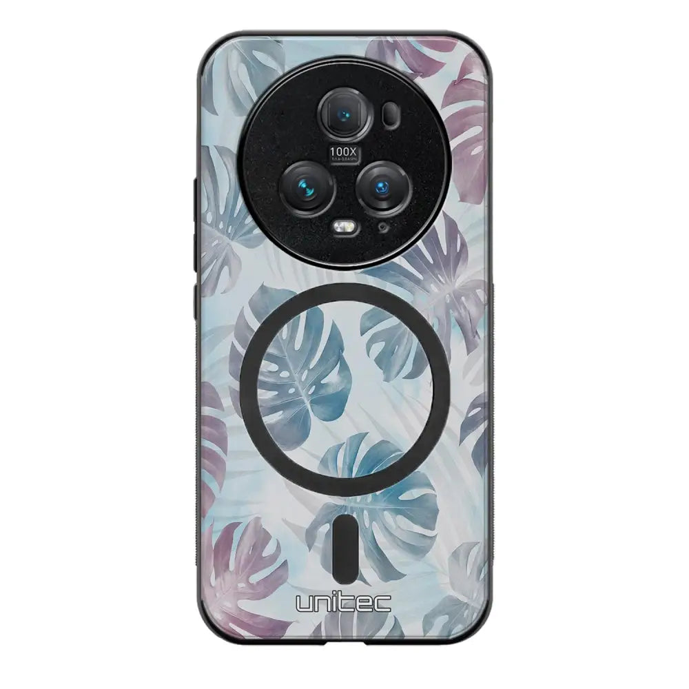 Honor Magic 5 Pro kukka suojakuoret - Monstera Texture