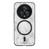 Honor Magic 5 Pro marmori suojakuoret - White Marble