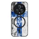 Honor Magic 5 Pro suojakuoret - Painted Finnish Flag