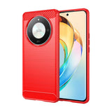 Honor Magic 6 Lite Silikoni suojakuori - Punainen