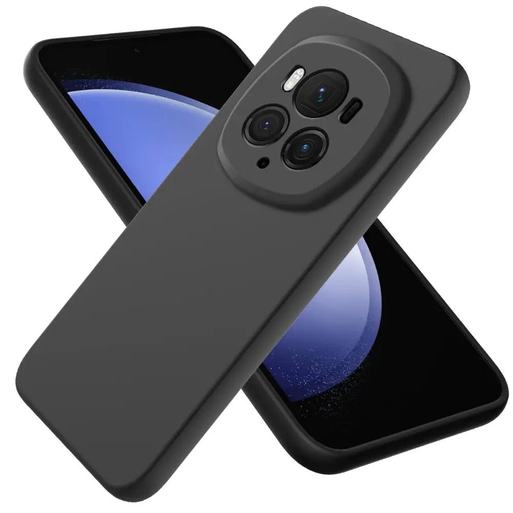 Honor Magic 6 Pro Silikoni Suojakuori – Musta