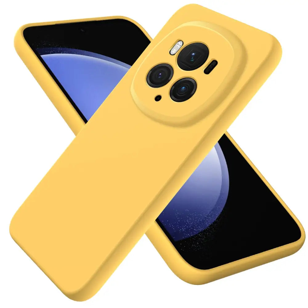 Honor Magic 6 Pro Silikonikuoret – Keltainen