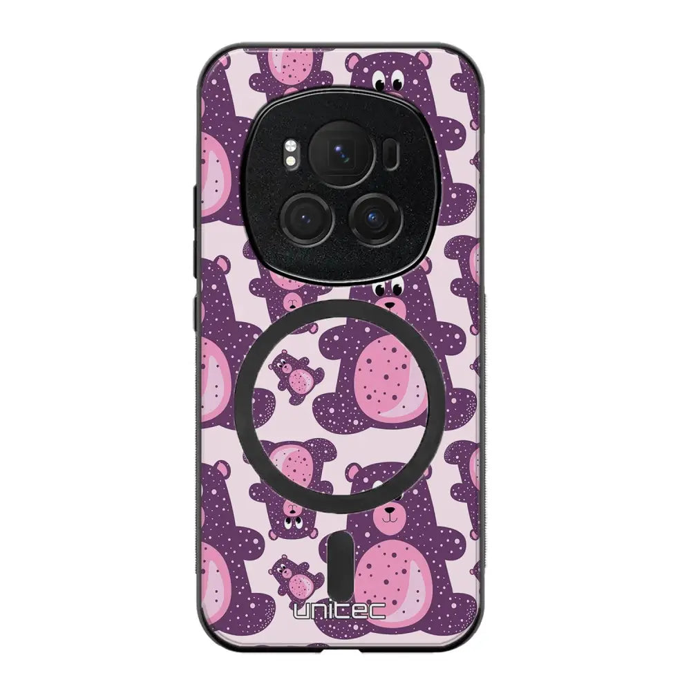 Honor Magic 6 Pro suojakuoret - Purple Teddy Bear