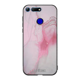 Honor View 20 marmori suojakuoret - Pink Pok Rie - Ei