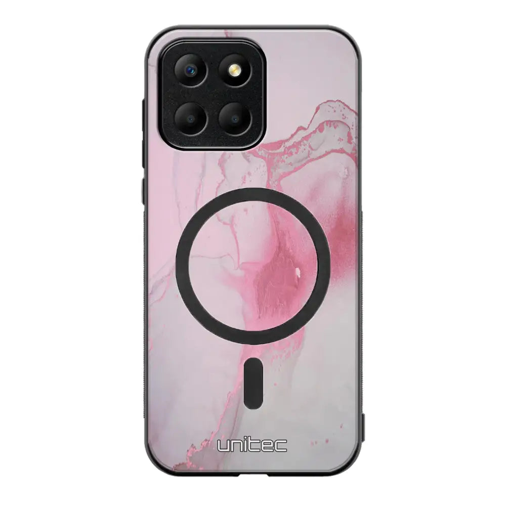 Honor X6 marmori suojakuoret - Pink Pok Rie