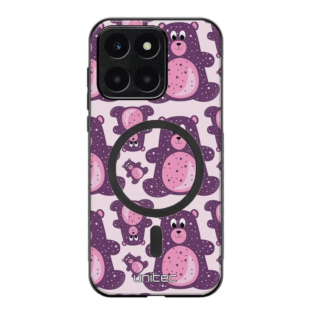 Honor X6a suojakuoret - Purple Teddy Bear