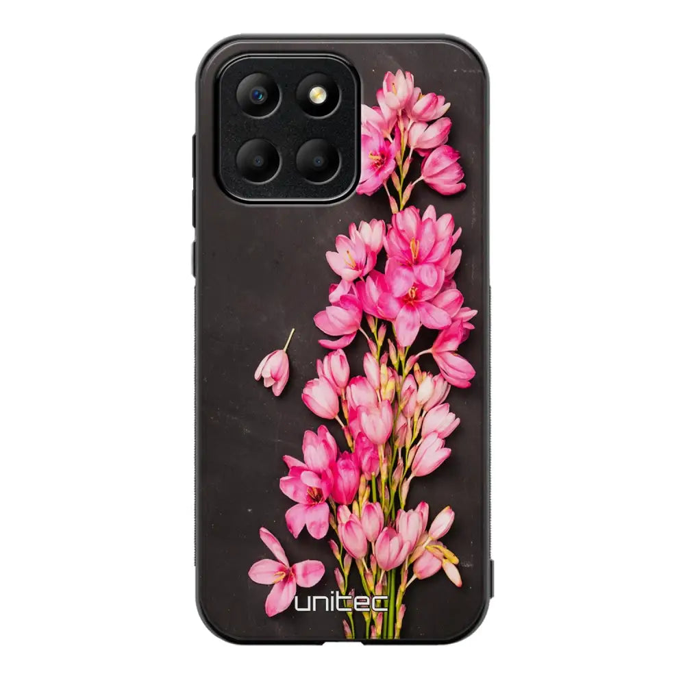 Honor X6b kukka suojakuoret - Pink Flowers - Ei