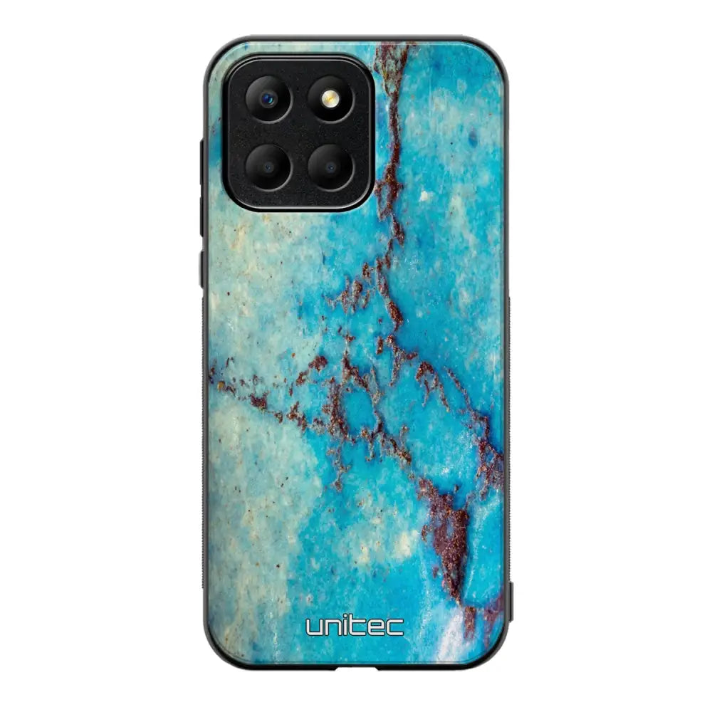Honor X6b marmori suojakuoret - Turquoise Marble - Ei