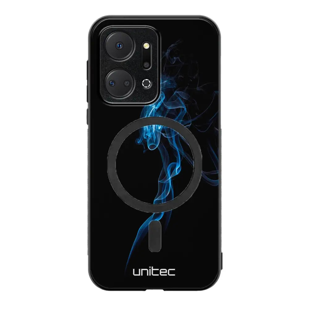 Honor X7a suojakuoret - Blue Smoke On Black