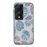 Honor X7b kukka suojakuoret - Monstera Texture - Ei