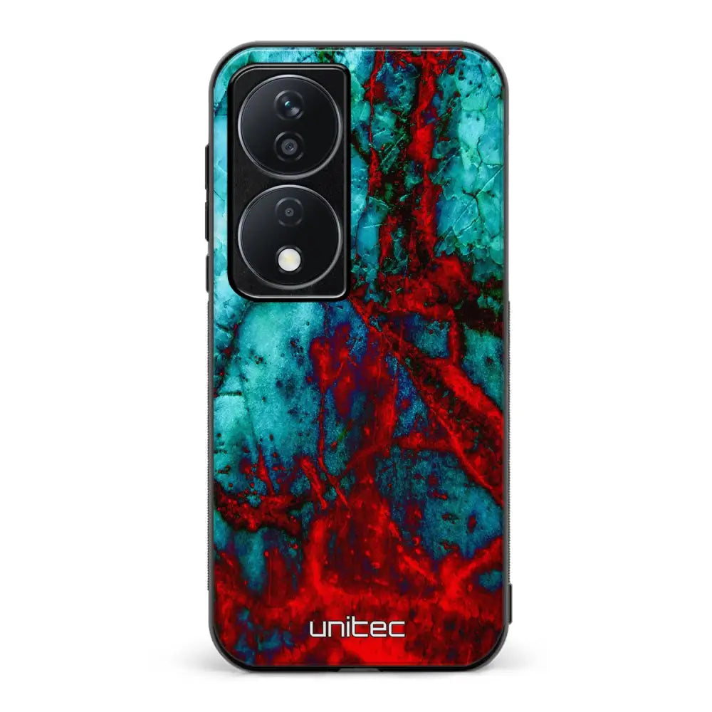 Honor X7b marmori suojakuoret - Blue Red Marble - Ei