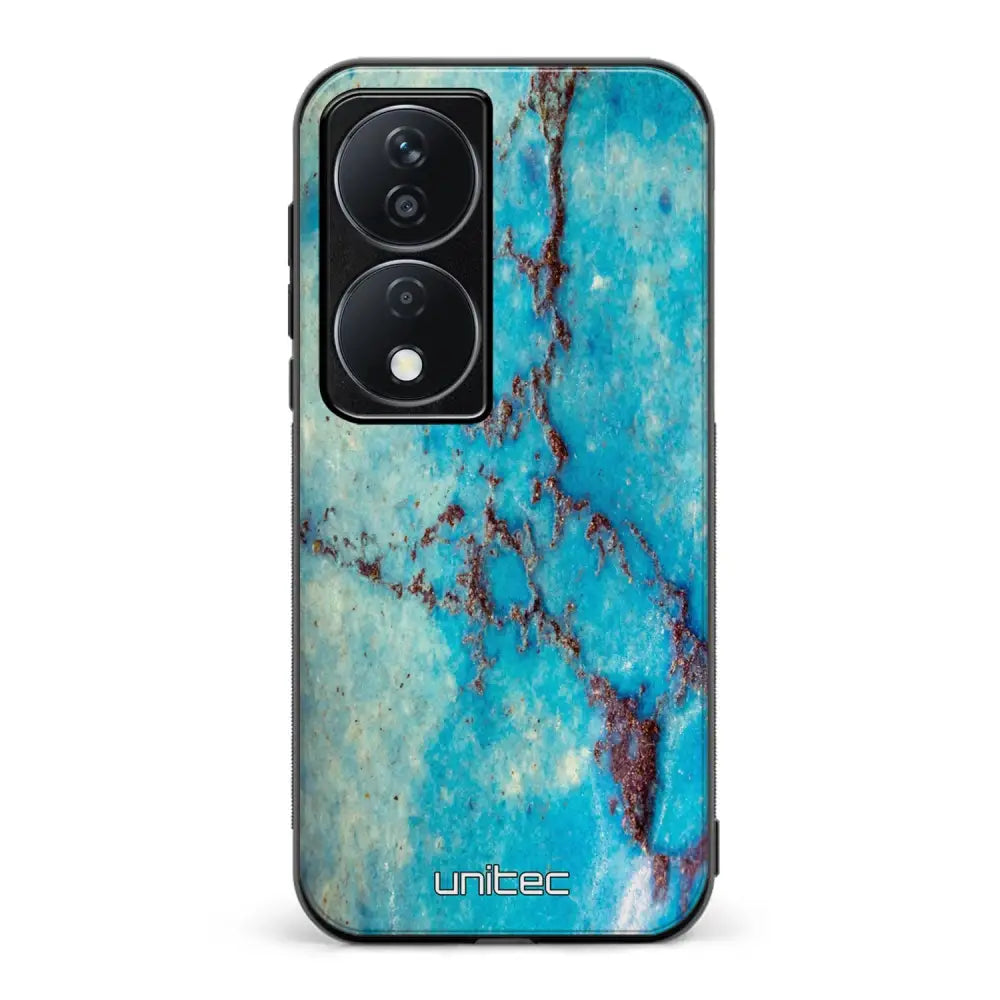 Honor X7b marmori suojakuoret - Turquoise Marble - Ei