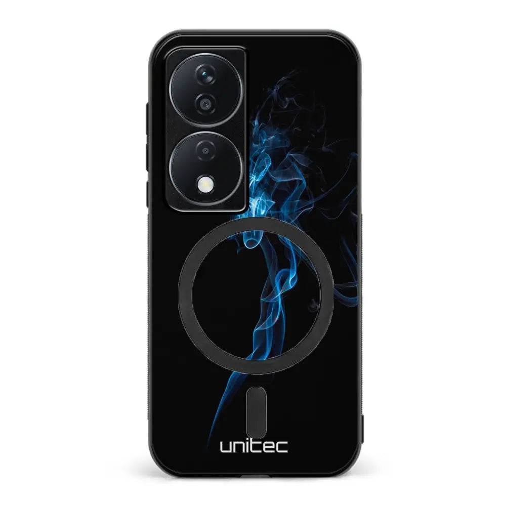 Honor X7b suojakuoret - Blue Smoke On Black
