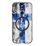 Huawei Mate 20 Lite suojakuoret - Painted Finnish Flag