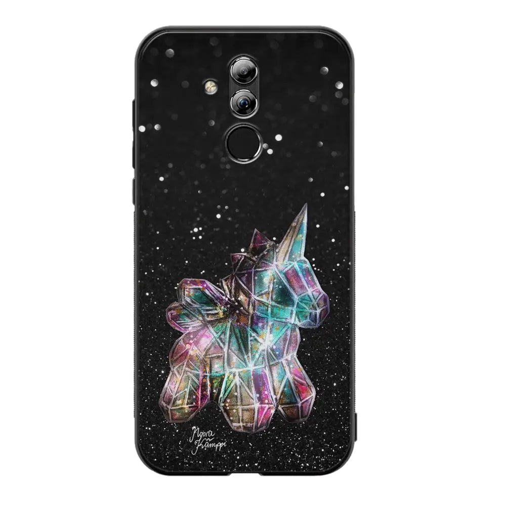 Huawei Mate 20 Lite unicorn suojakuoret - Valkoinen - Noora Kämppi - Ei