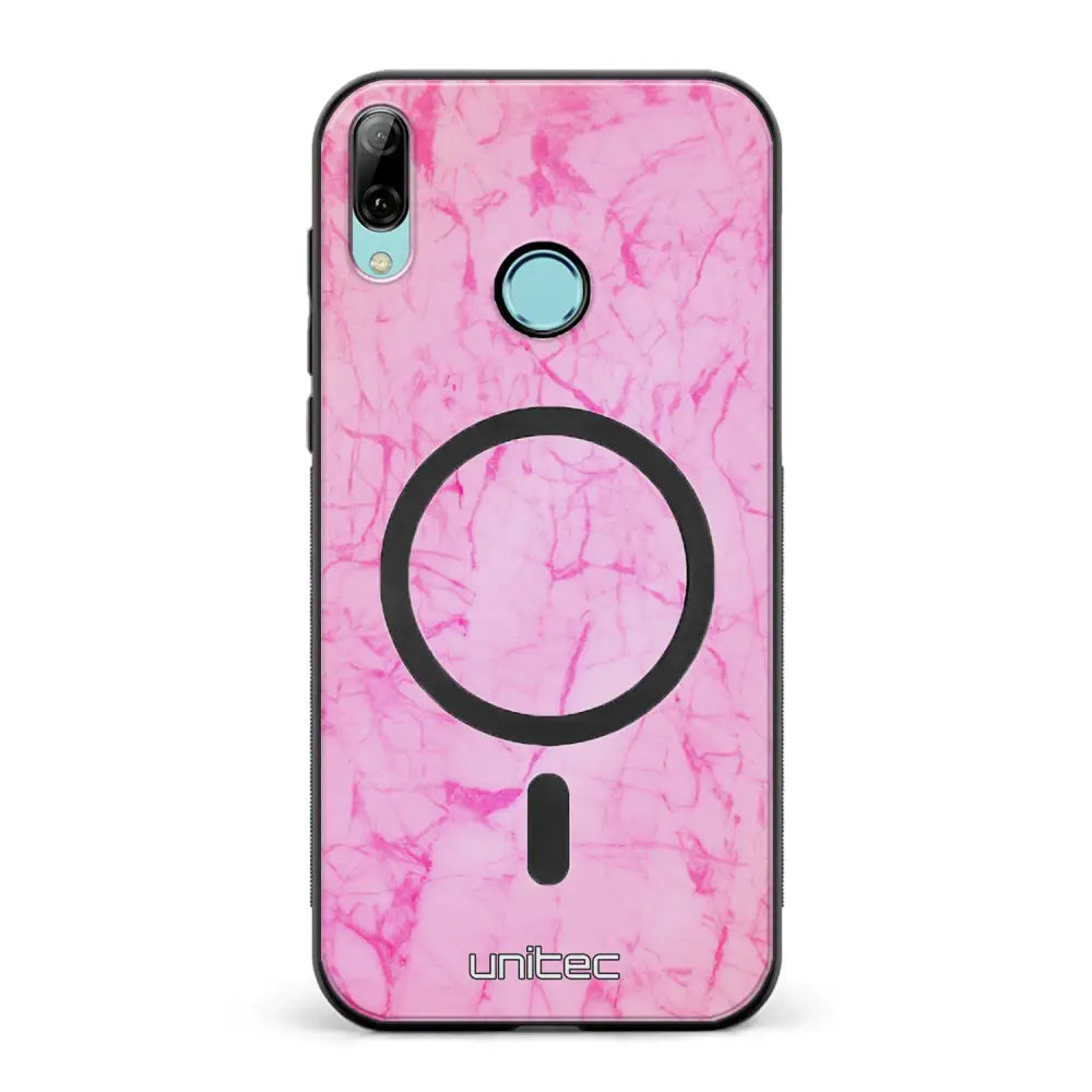 Huawei P Smart 2019 marmori suojakuoret - Light Pink Marble