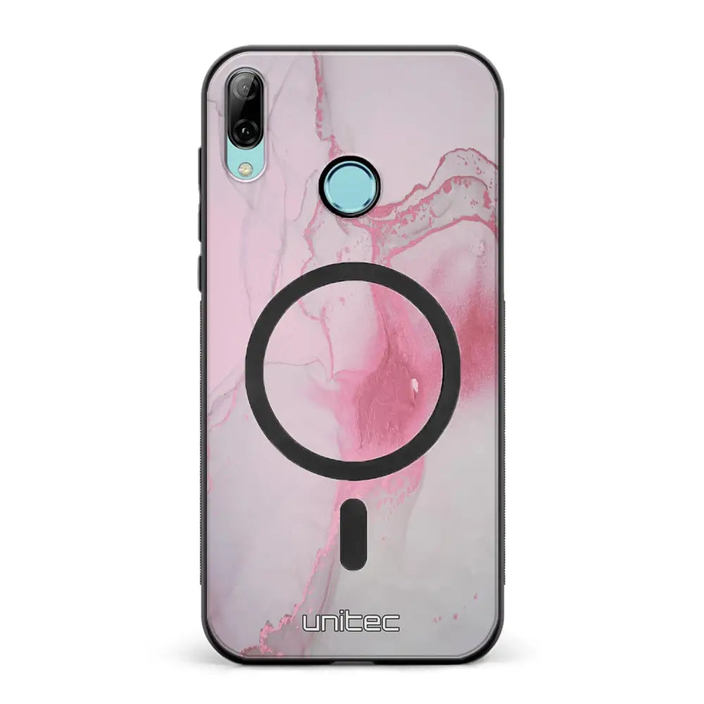 Huawei P Smart 2019 marmori suojakuoret - Pink Pok Rie