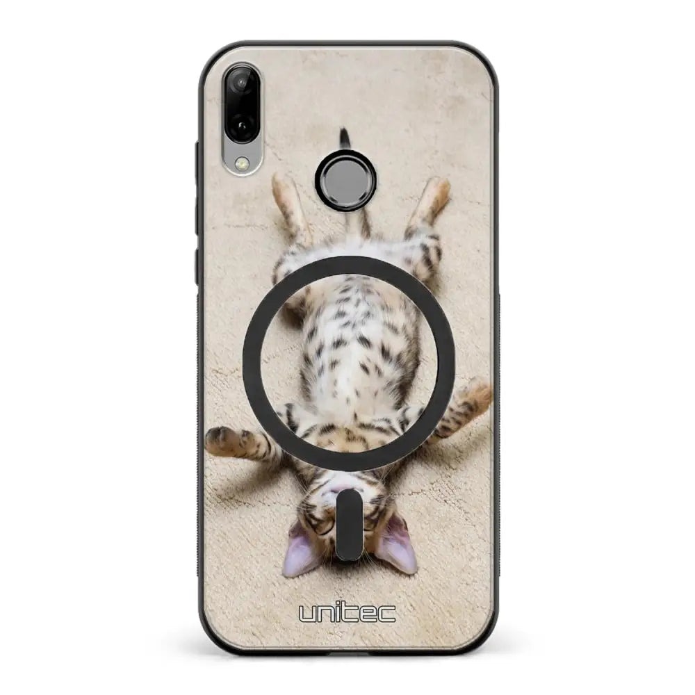 Huawei P20 Lite kissa suojakuoret - Relaxing Cat