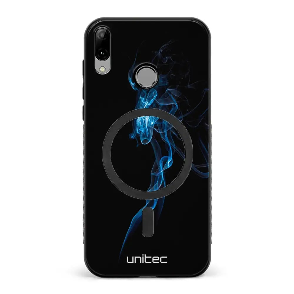 Huawei P20 Lite suojakuoret - Blue Smoke On Black