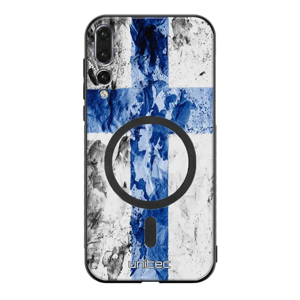 Huawei P20 Pro suojakuoret - Painted Finnish Flag