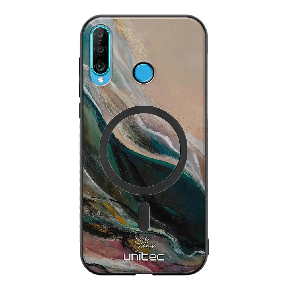 Huawei P30 Lite modern art suojakuoret - Nudge - Noora Kämppi