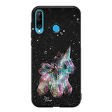 Huawei P30 Lite unicorn suojakuoret - Valkoinen - Noora Kämppi - Ei