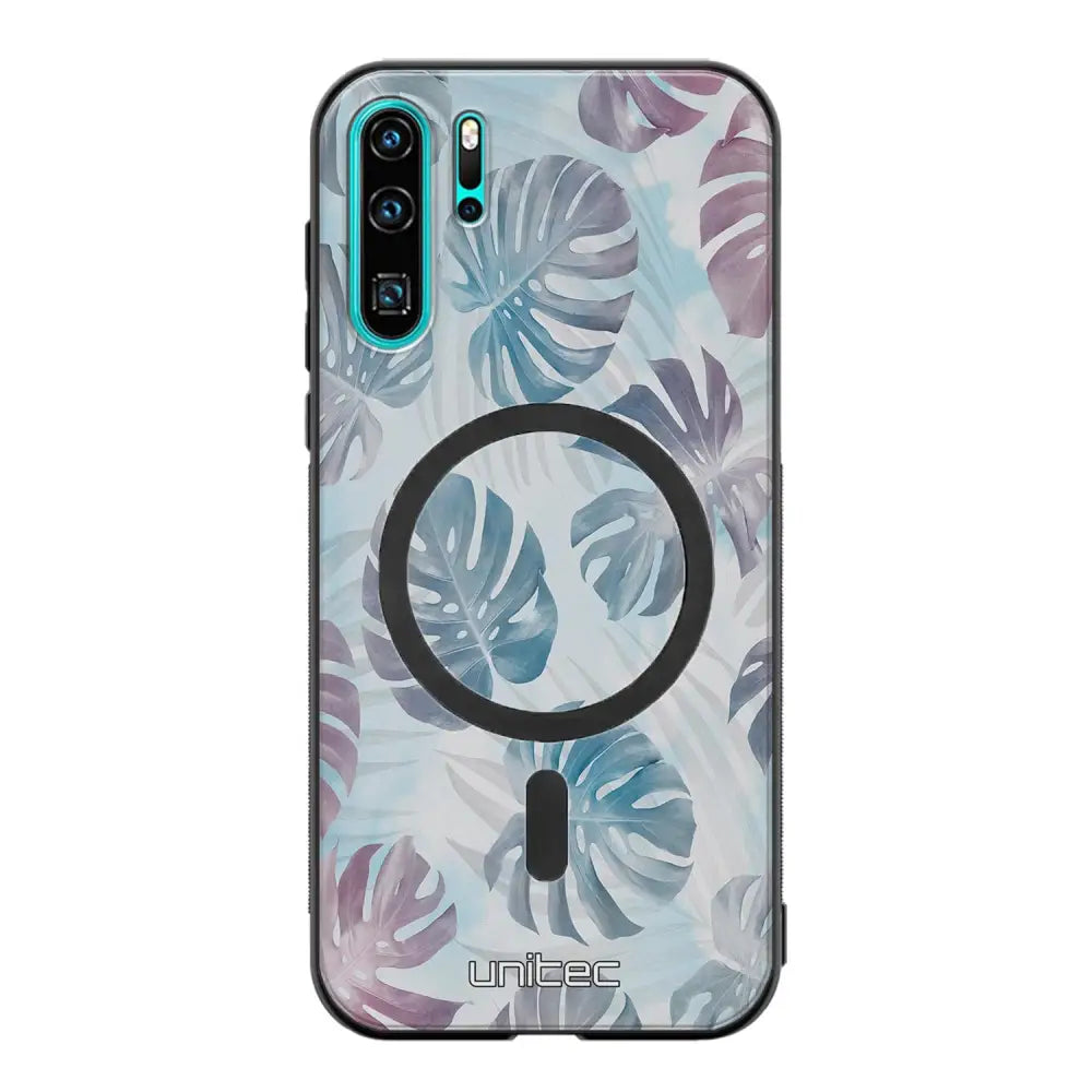 Huawei P30 Pro kukka suojakuoret - Monstera Texture