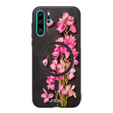 Huawei P30 Pro kukka suojakuoret - Pink Flowers