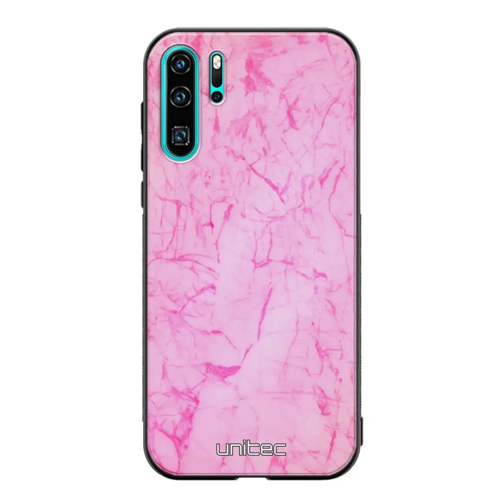 Huawei P30 Pro marmori suojakuoret - Light Pink Marble - Ei