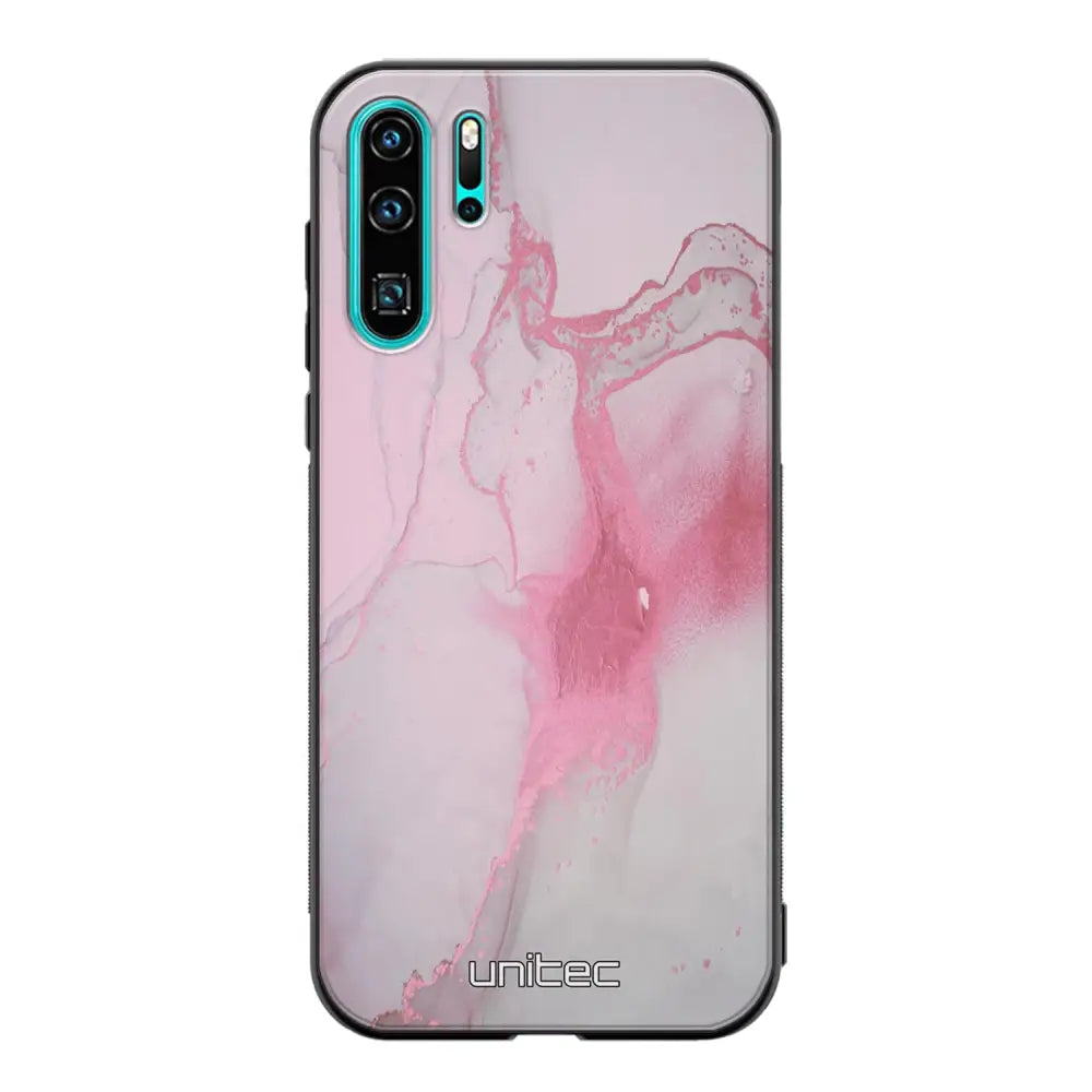 Huawei P30 Pro marmori suojakuoret - Pink Pok Rie - Ei