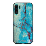 Huawei P30 Pro marmori suojakuoret - Turquoise Marble - Ei