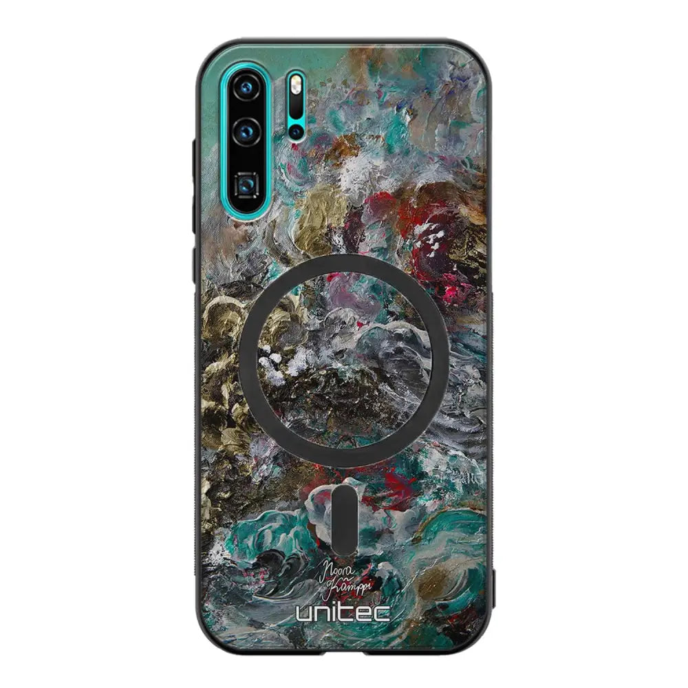 Huawei P30 Pro modern art suojakuoret - Heart Knows - Noora Kämppi