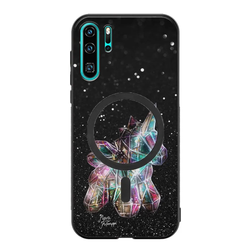 Huawei P30 Pro unicorn suojakuoret - Valkoinen - Noora Kämppi