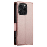 iPhone 15 Pro Lompakko Suojakotelo - Ruusukulta