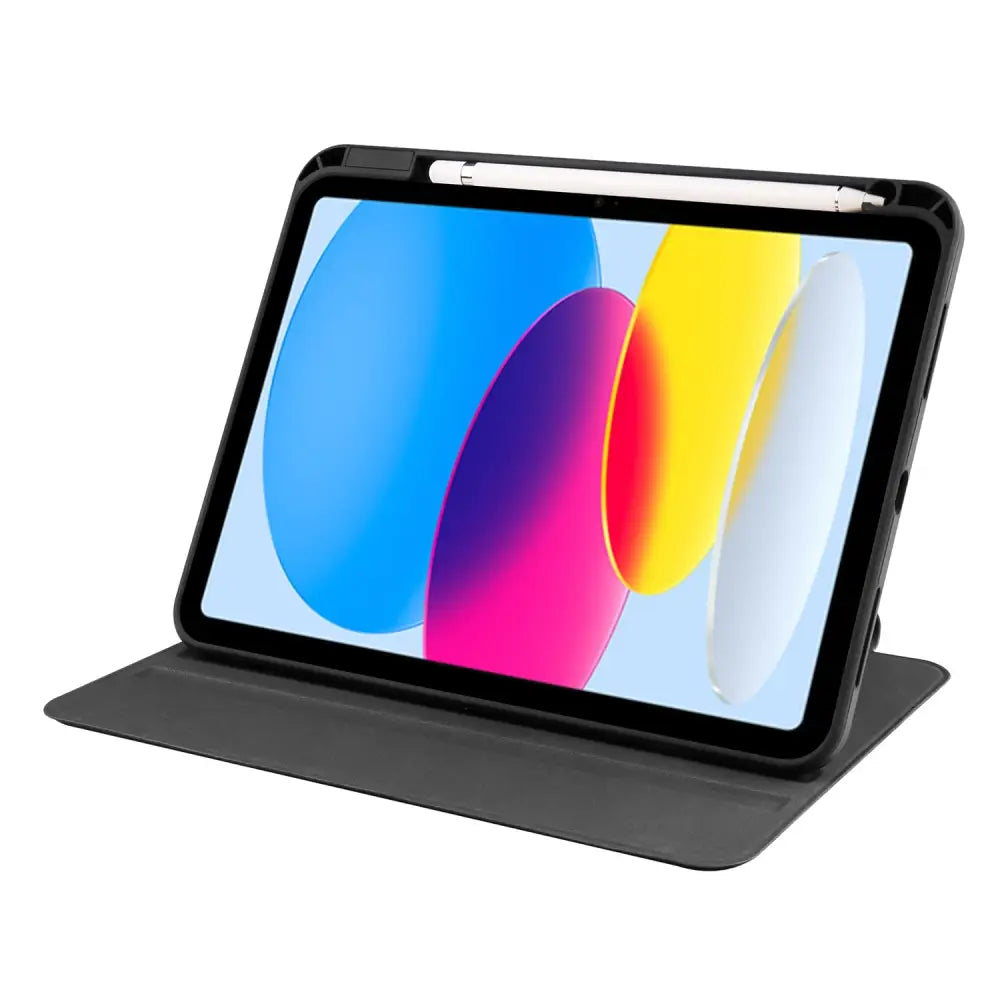 iPad 10.9 (10Gen / 2022) Pyörivä suojakotelo - Musta