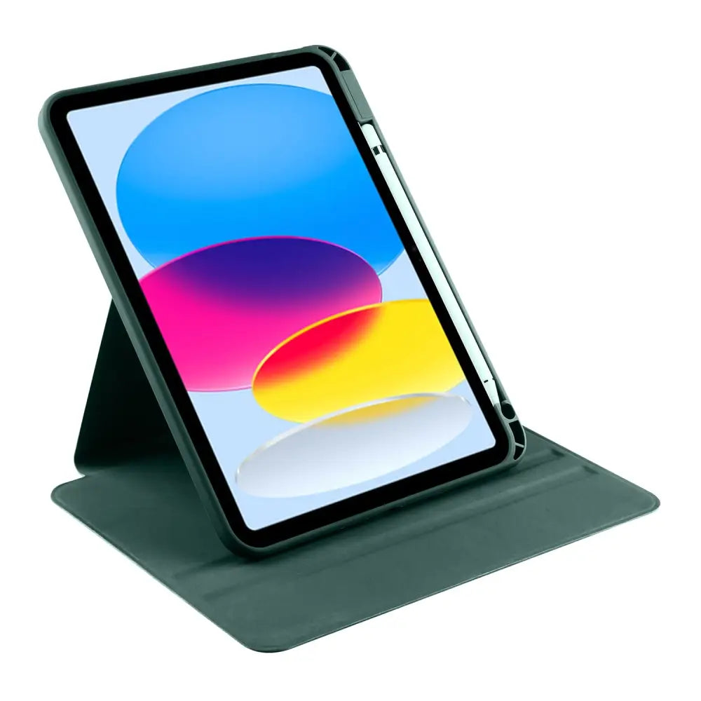 iPad 10.9 (10Gen / 2022) Pyörivä suojakotelo - Vihreä