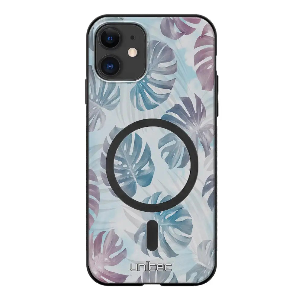 iPhone 11 kukka suojakuoret - Monstera Texture