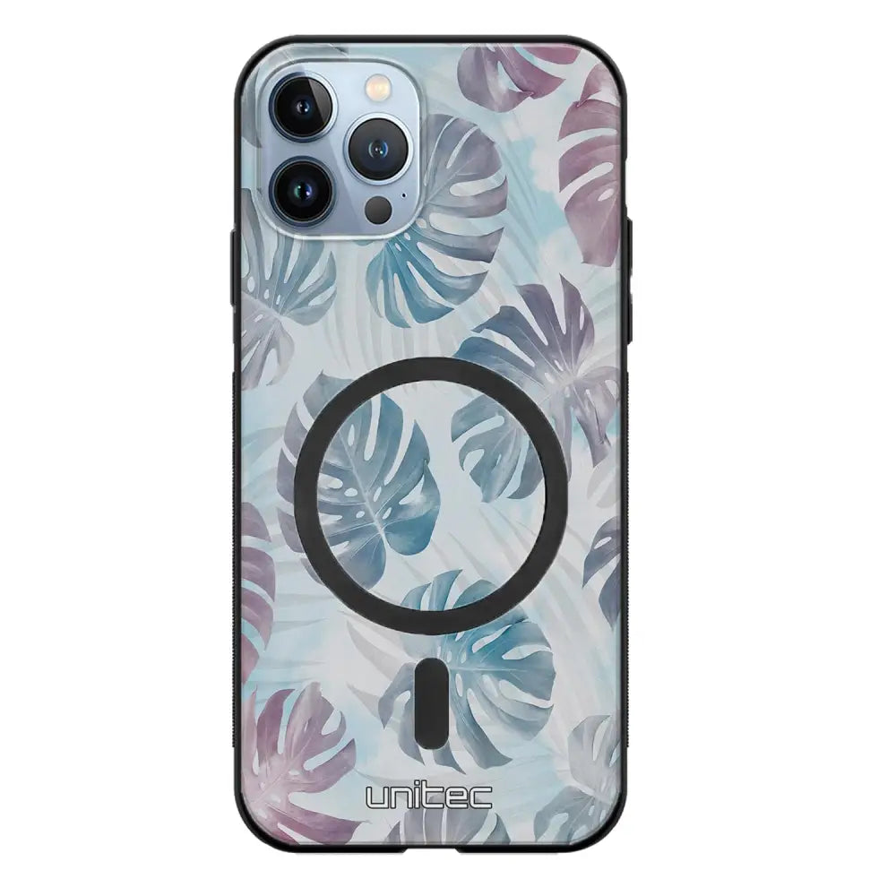 iPhone 11 Pro kukka suojakuoret - Monstera Texture