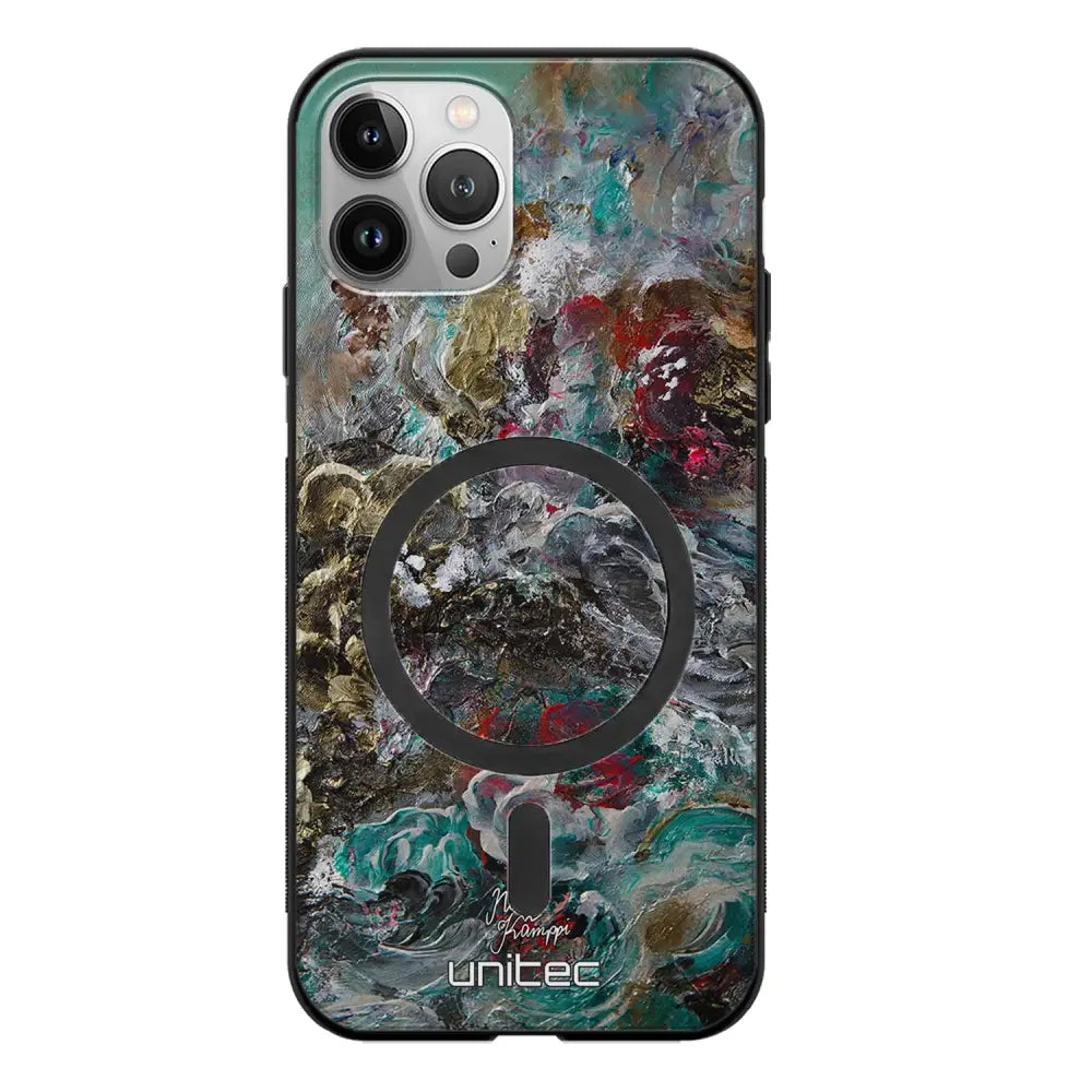 iPhone 11 Pro Max modern art suojakuoret - Heart Knows - Noora Kämppi