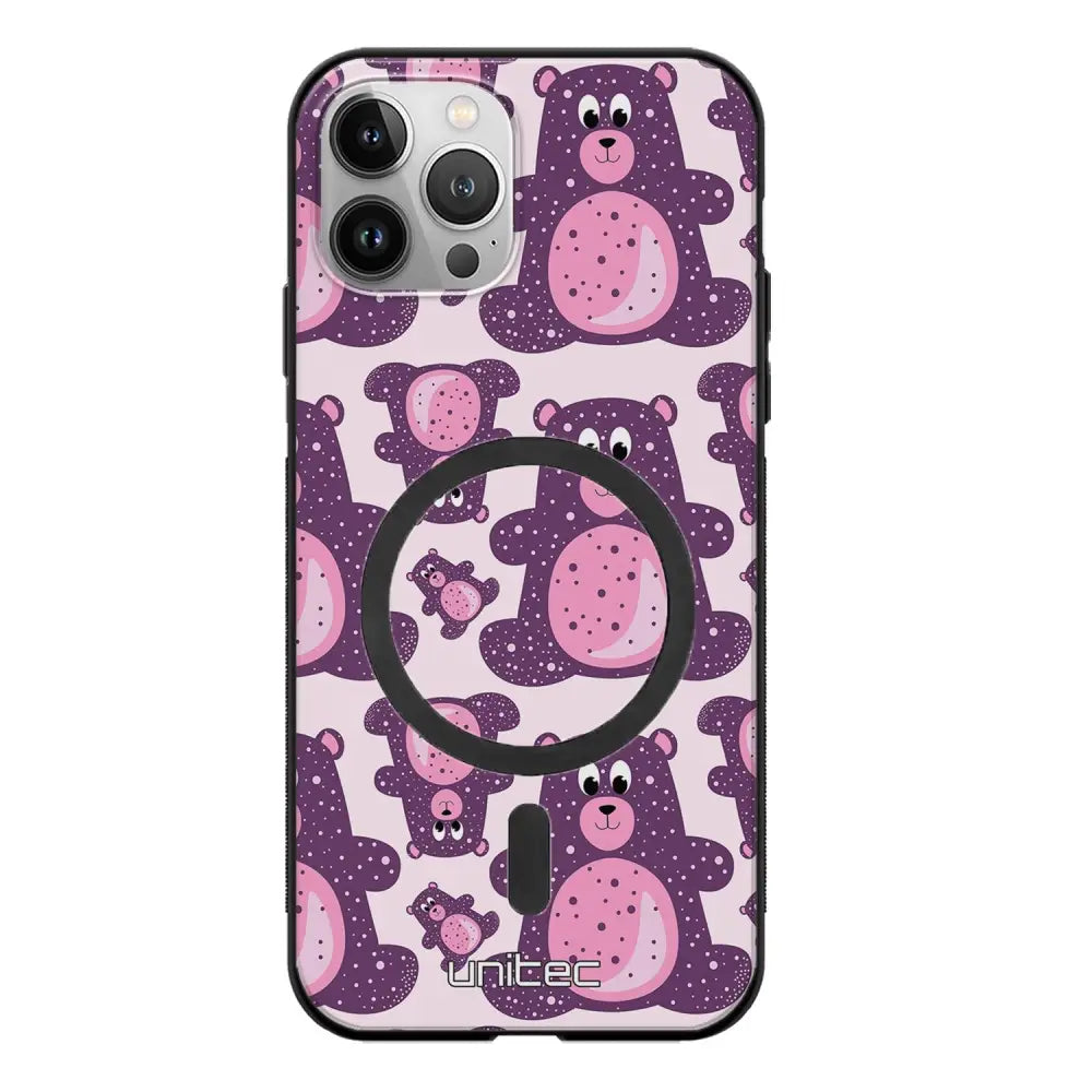 iPhone 11 Pro Max suojakuoret - Purple Teddy Bear