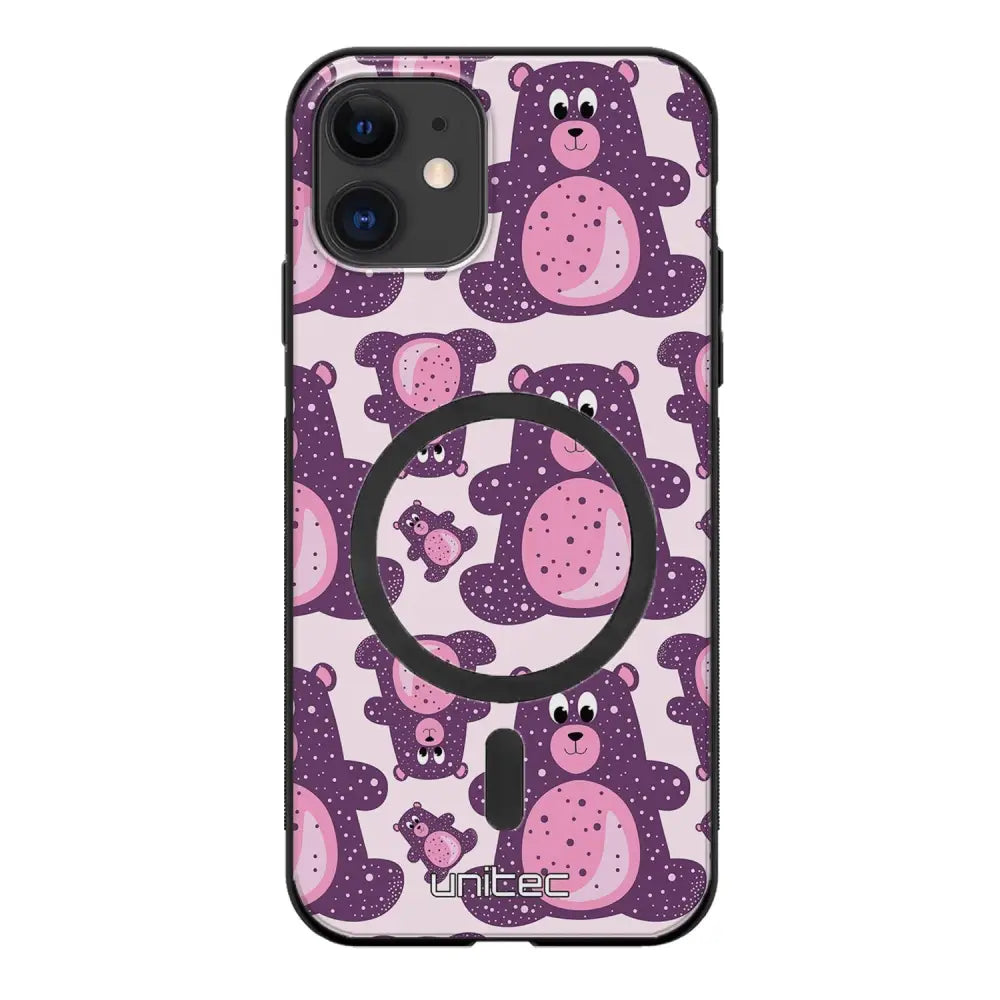 iPhone 11 suojakuoret - Purple Teddy Bear