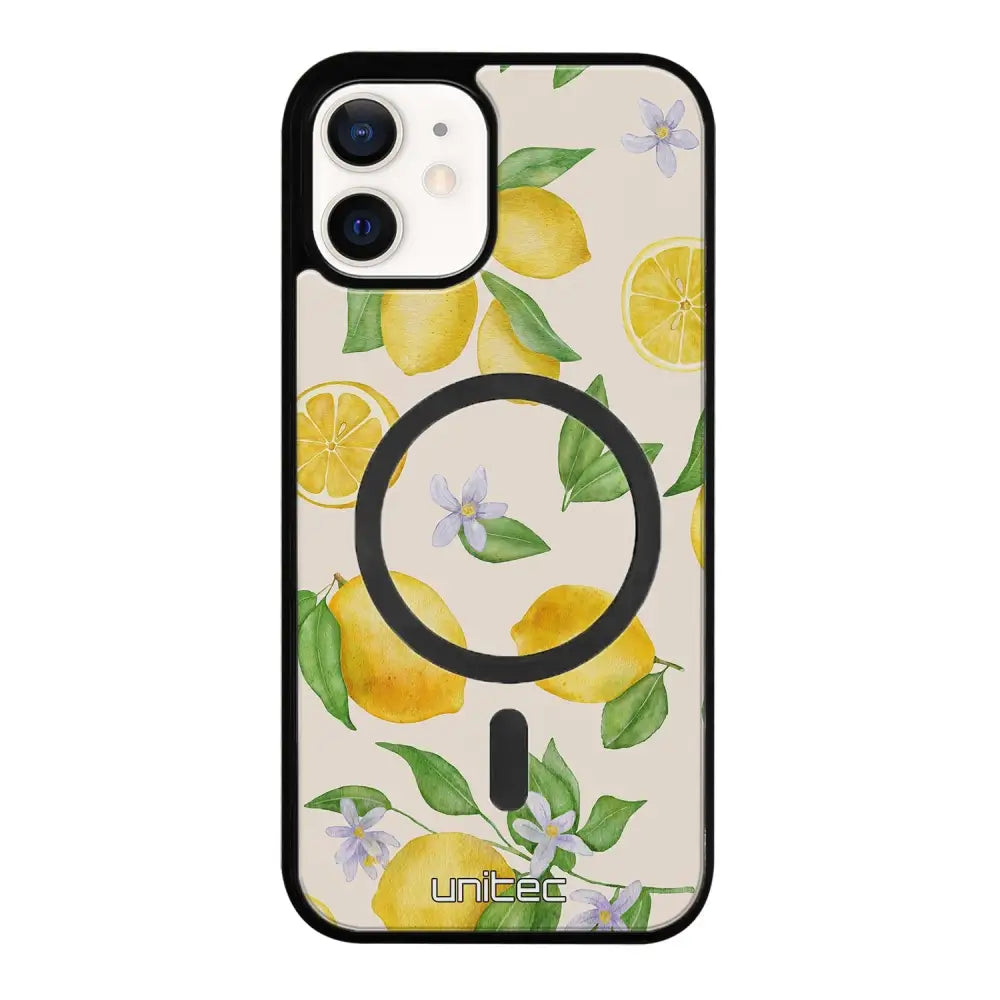 iPhone 12 hedelmä suojakuoret - Lemon
