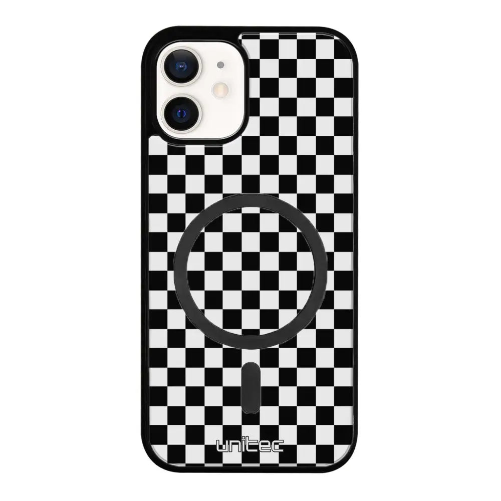 iPhone 12 Mini suojakuoret - Black And White