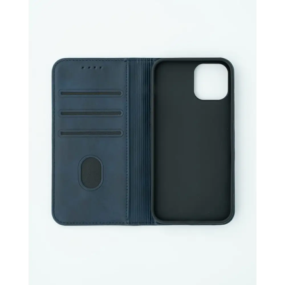 iPhone 12 Mini Unitec Lompakko Suojakotelo - Sininen