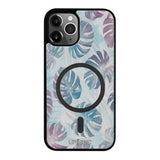 iPhone 12 Pro Max kukka suojakuoret - Monstera Texture