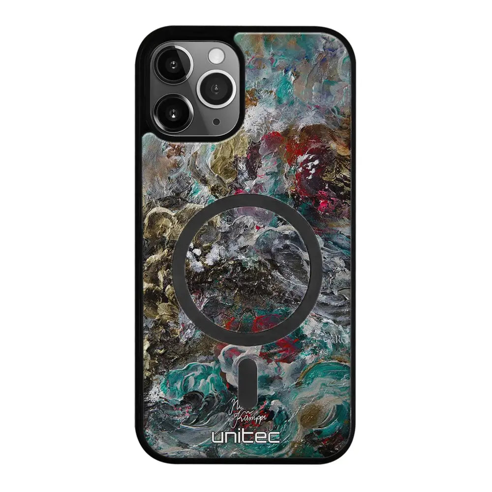 iPhone 12 Pro Max modern art suojakuoret - Heart Knows - Noora Kämppi