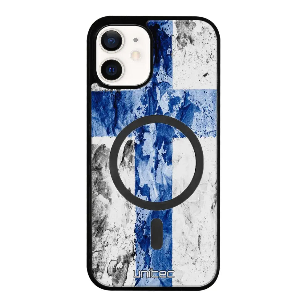 iPhone 12 suojakuoret - Painted Finnish Flag