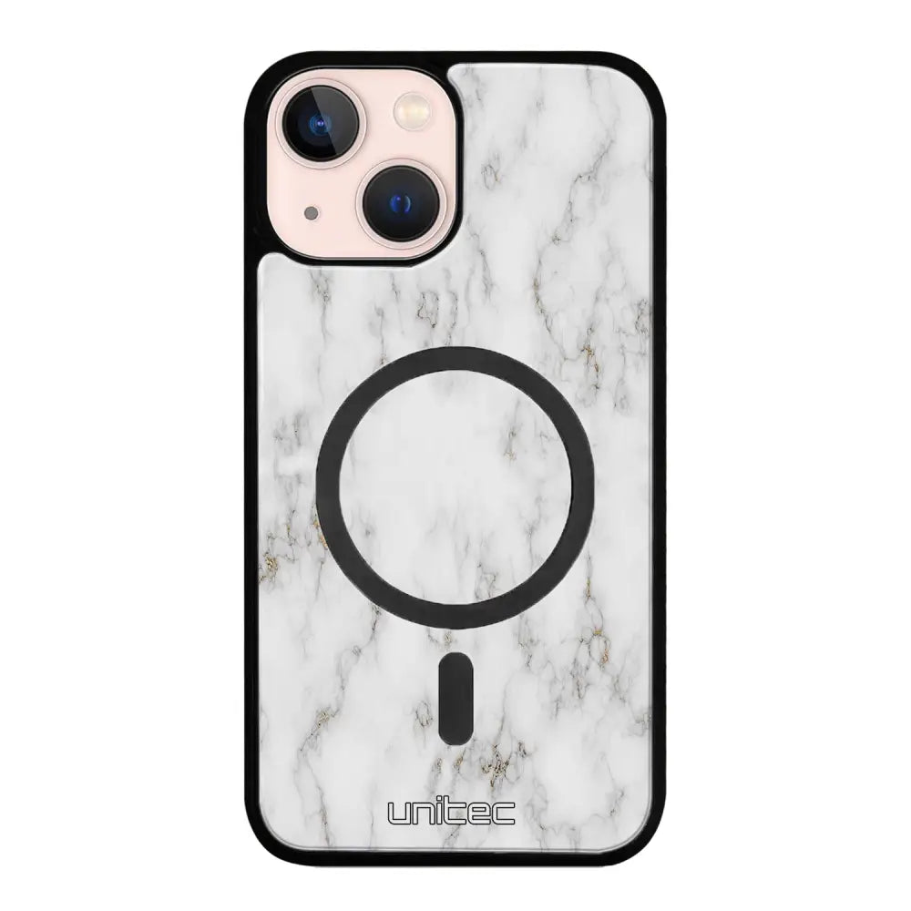 iPhone 13 Mini marmori suojakuoret - White Marble