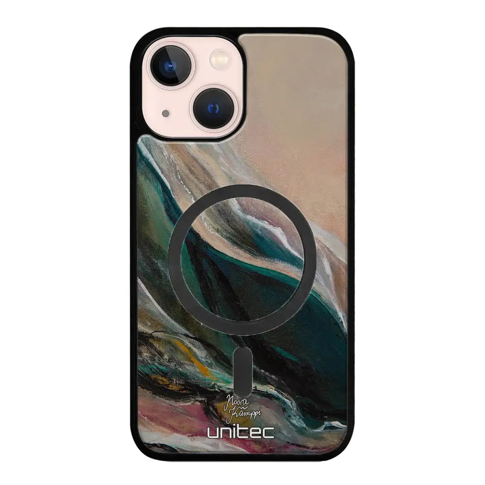 iPhone 13 Mini modern art suojakuoret - Nudge - Noora Kämppi